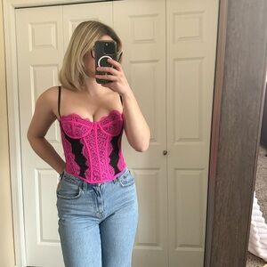 Out from under corset